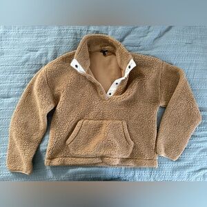 Nautica Camel Sherpa Fleece